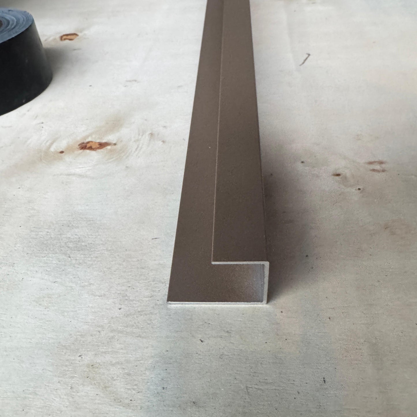 Aluminium U-profiel Teak