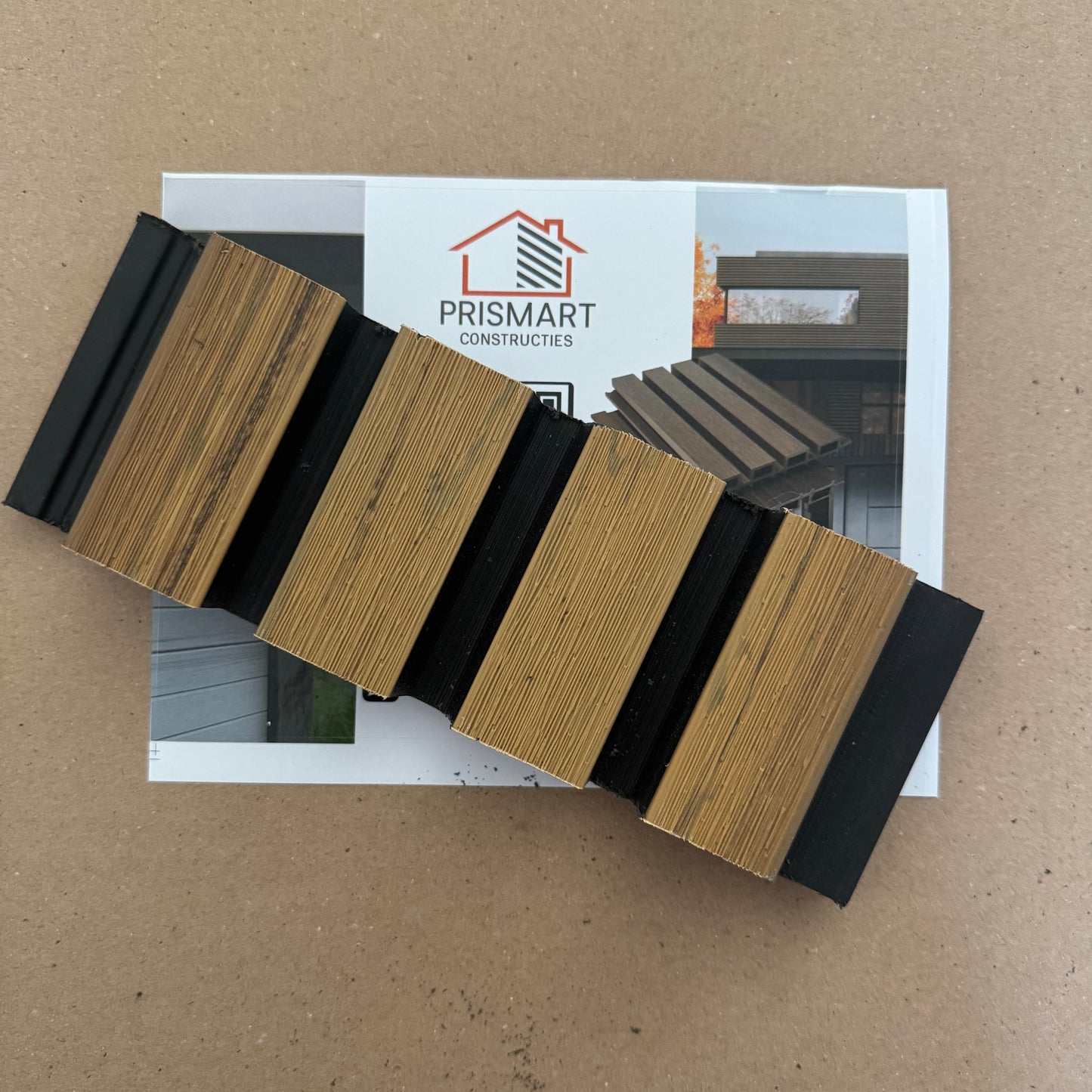 Samples Composiet Rabatdelen: Bicolor Smokey Oak Black