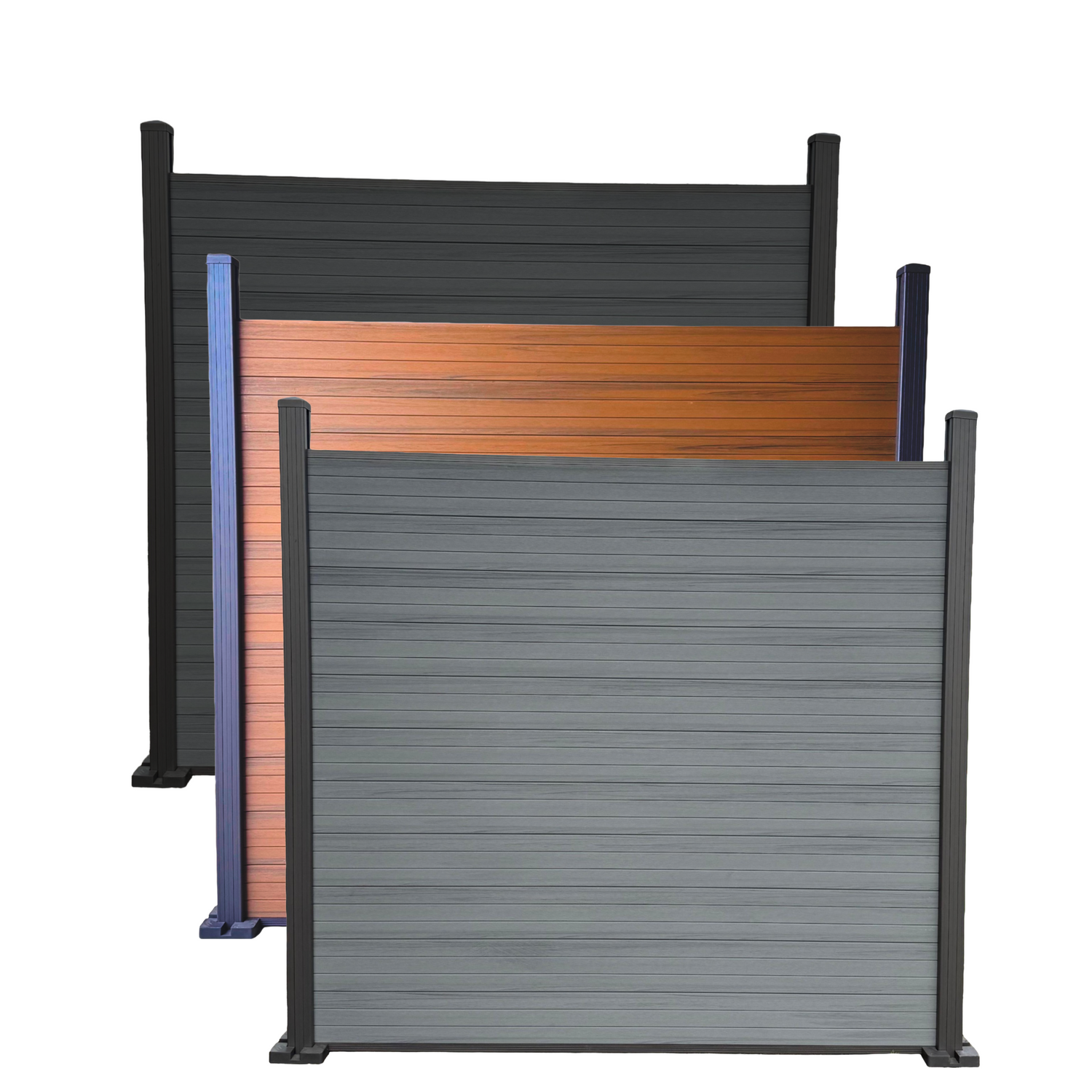 Composiet Schutting dubbelzijdig-per set kopen