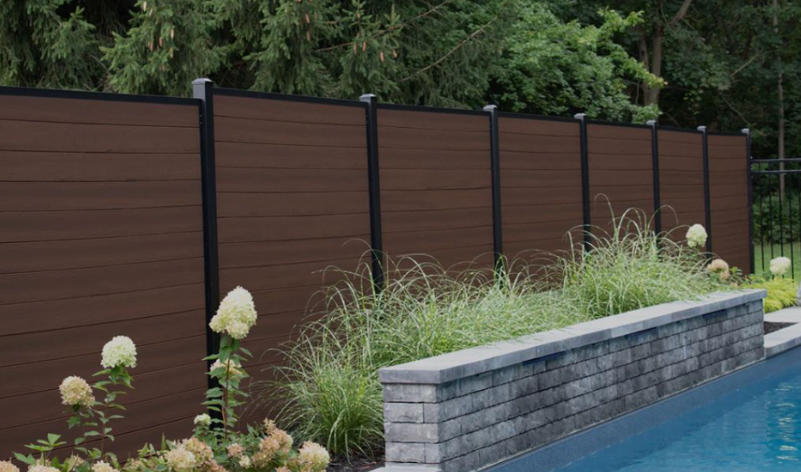 WPC Schuttingen bestellen I Teak I Black I Grey