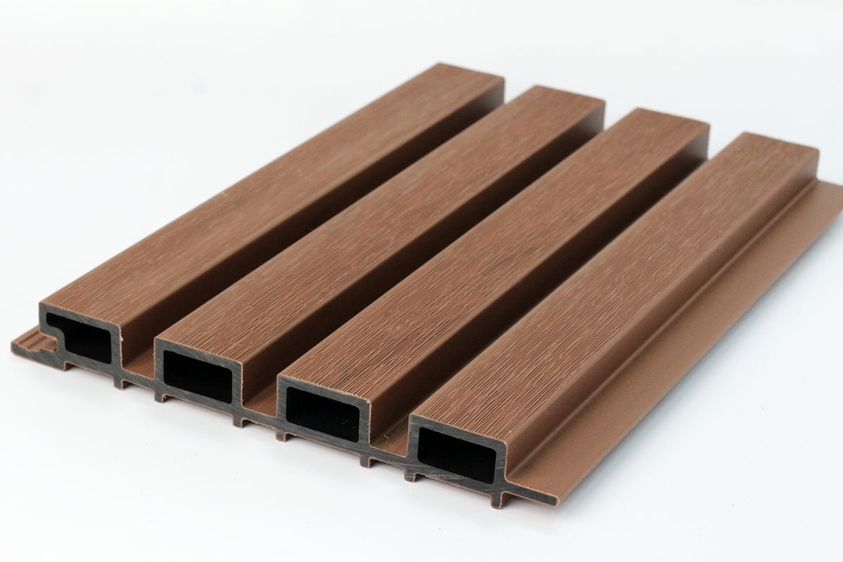 Verbundwerkstoff-Fassadenverkleidung ࠰ Amber Teak 290 cm