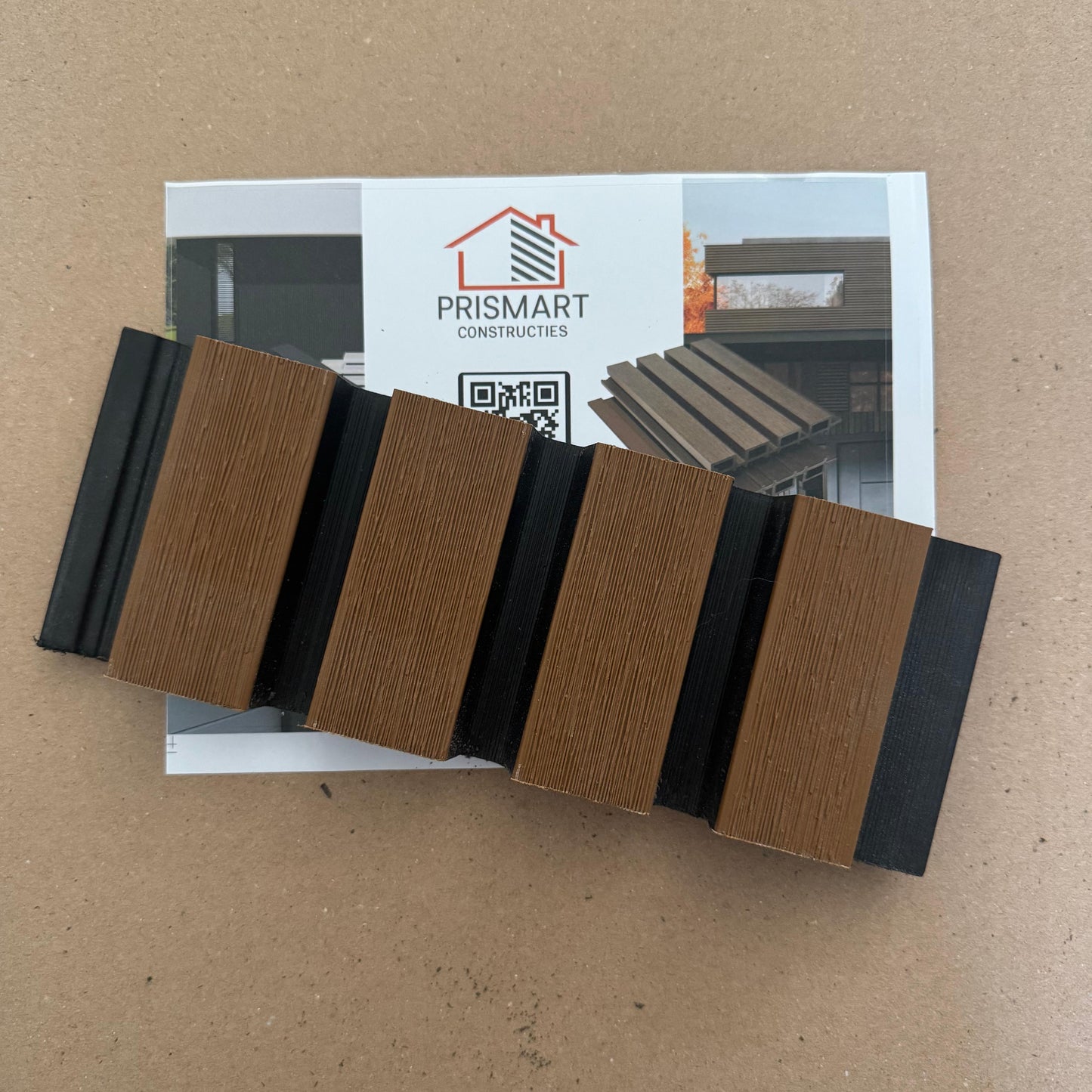 Samples Composiet Rabatdelen: Bicolor Black Teak