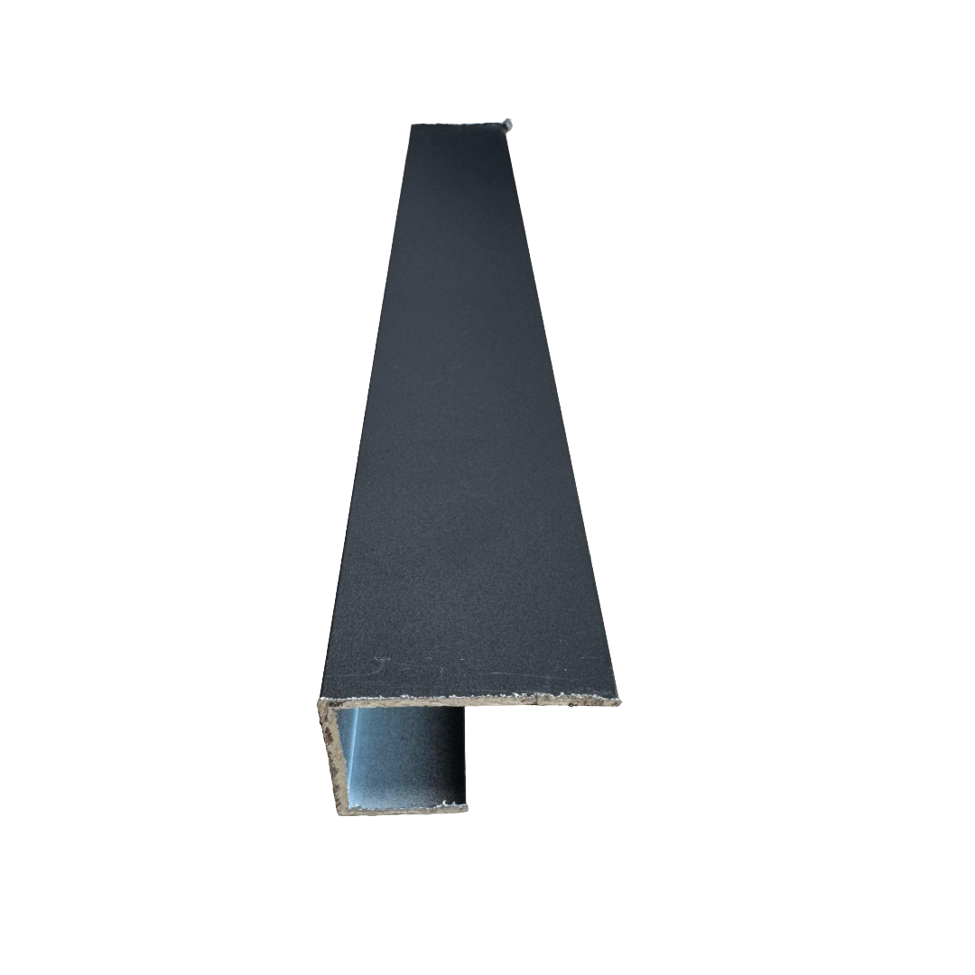 Aluminium U-Profil Anthrazit Schwarz
