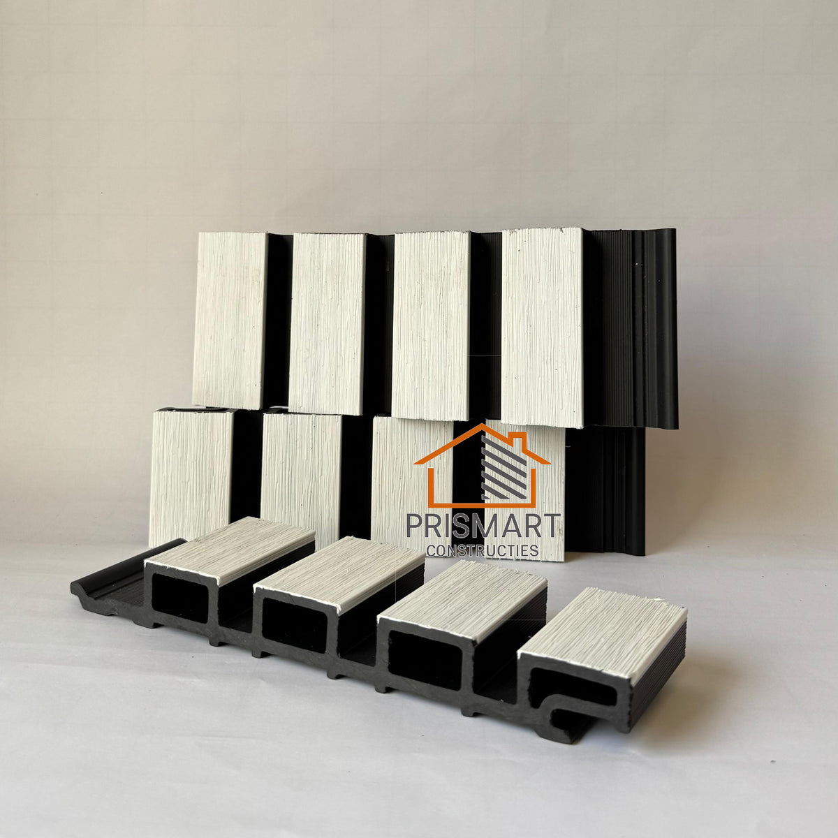 Samples Composiet Rabatdelen: Bicolour Black-White