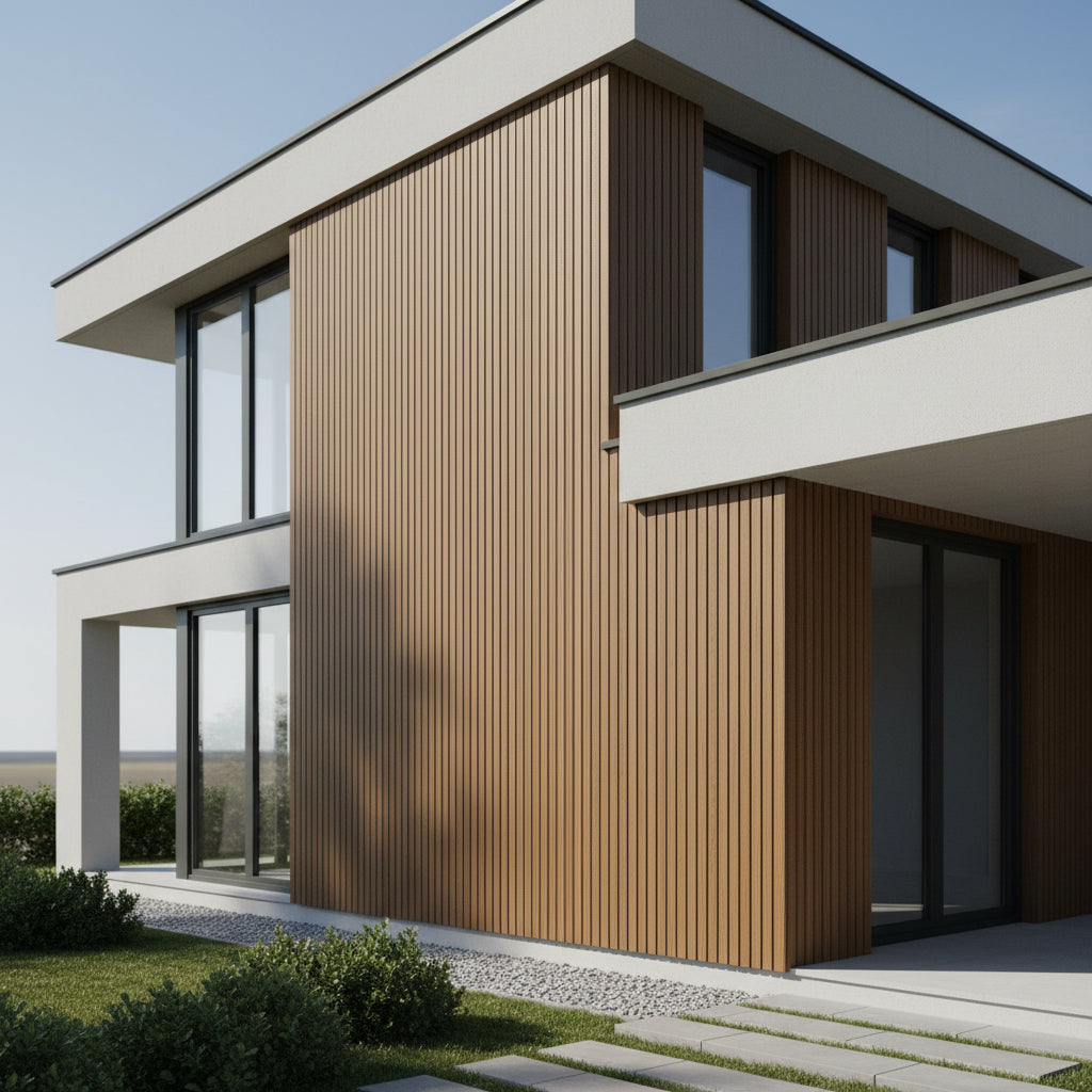 Composiet gevelbekleding -Teak