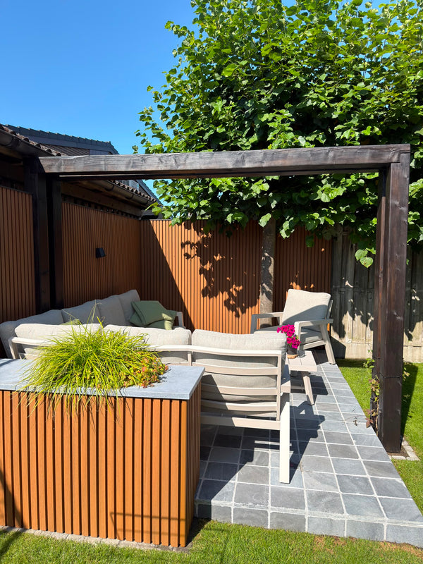 Composiet gevelbekleding -Teak-PrisMart