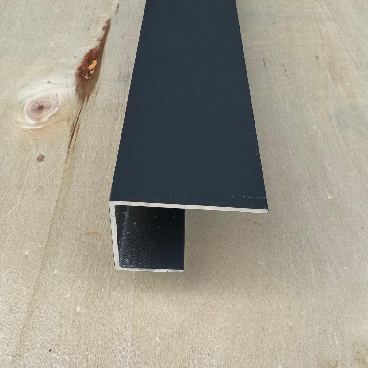 Aluminium U-Profil Dunkelgrau