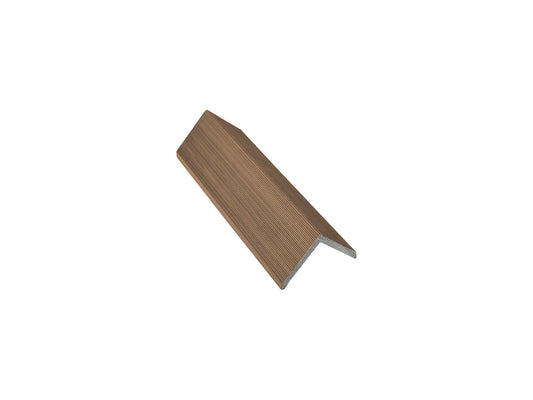 Composiet randafwerkingsprofiel Golden Teak voor vlonderplanken 400cm