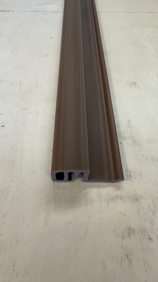 Composiet Hoekprofiel Walnut 290cm en 390cm