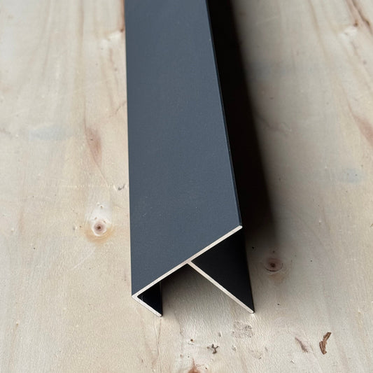 WLC25 corner profile dark grey - 290 cm