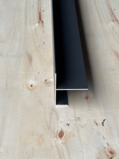WLC25 corner profile dark grey - 290 cm