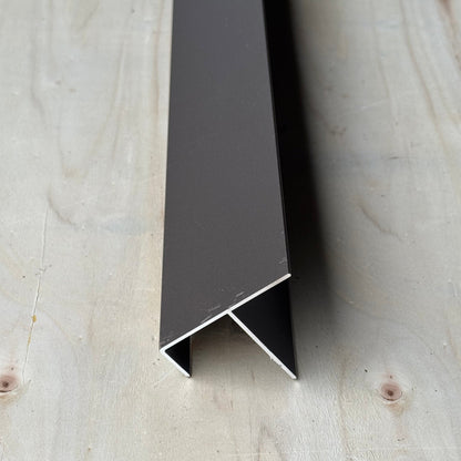 WLC25 corner profile dark grey - 290 cm