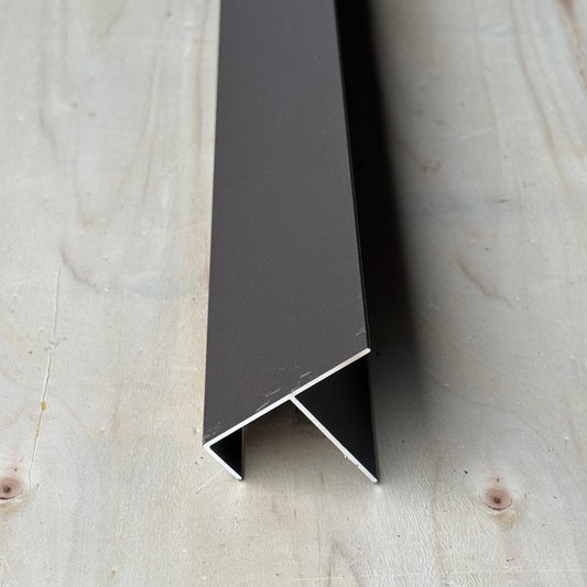 WLC25 corner profile dark grey - 290 cm