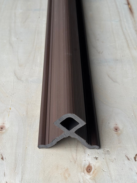 WLC25 corner profile dark grey - 290 cm