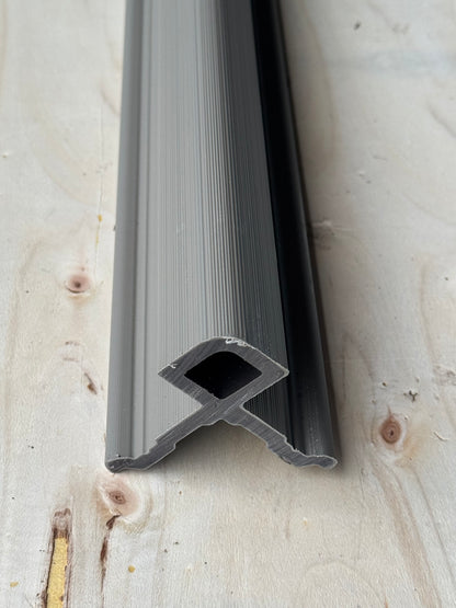 WLC25 corner profile dark grey - 290 cm