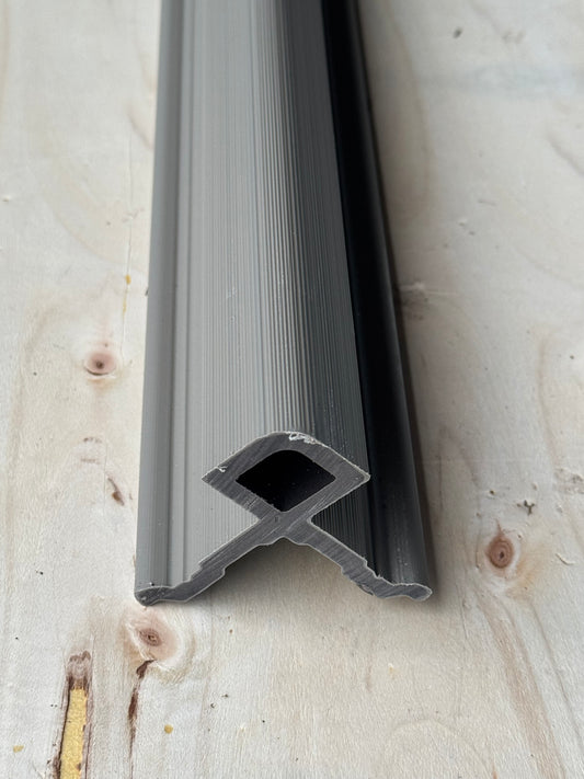 WLC25 corner profile dark grey - 290 cm