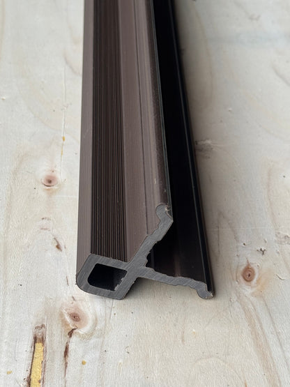 WLC25 corner profile dark grey - 290 cm