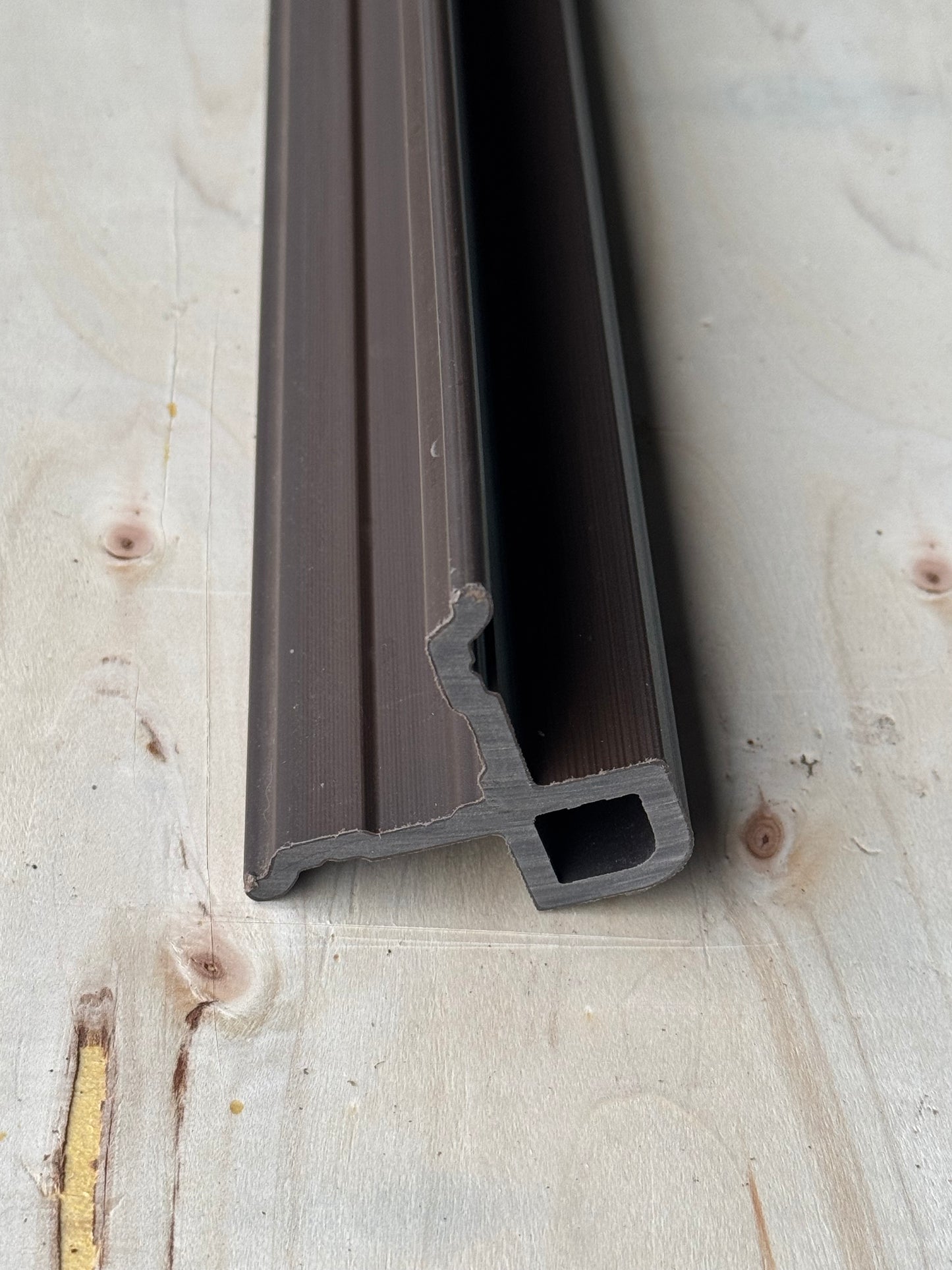 WLC25 corner profile dark grey - 290 cm