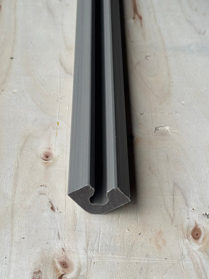 WLC25 corner profile dark grey - 290 cm