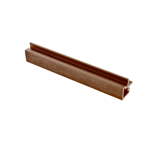 Hoekprofiel 290cm voor oneven panelen࠰ kleur: Royal Teak ࠰