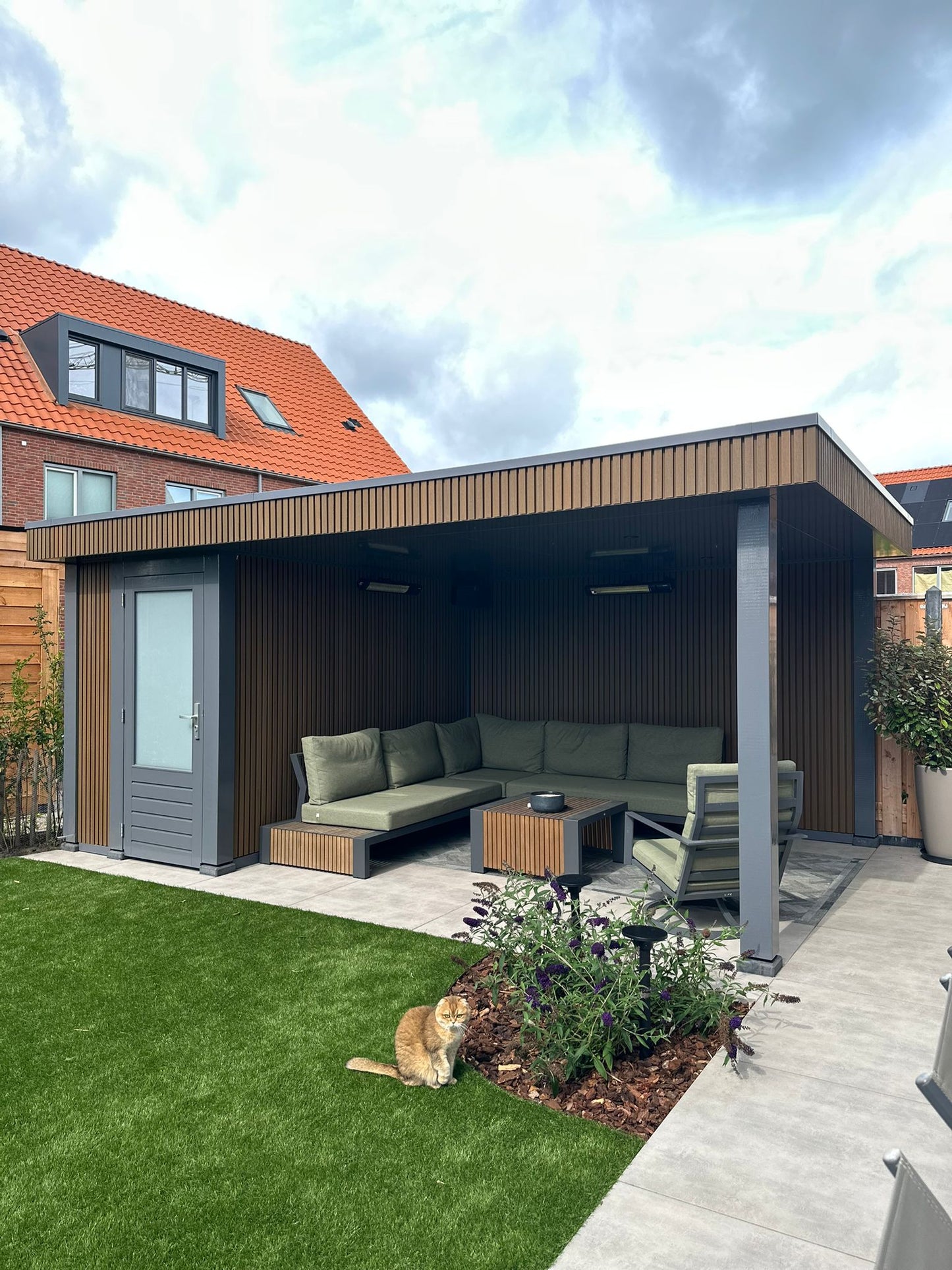 Composiet Gevelbekleding I 290cm I Golden Teak