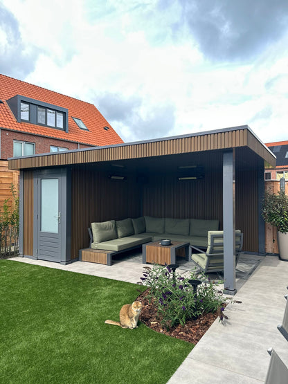 Composiet Gevelbekleding I 290cm I Golden Teak