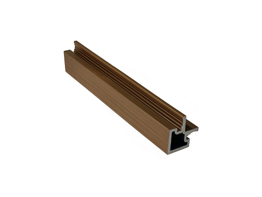 WLC25 corner profile dark grey - 290 cm