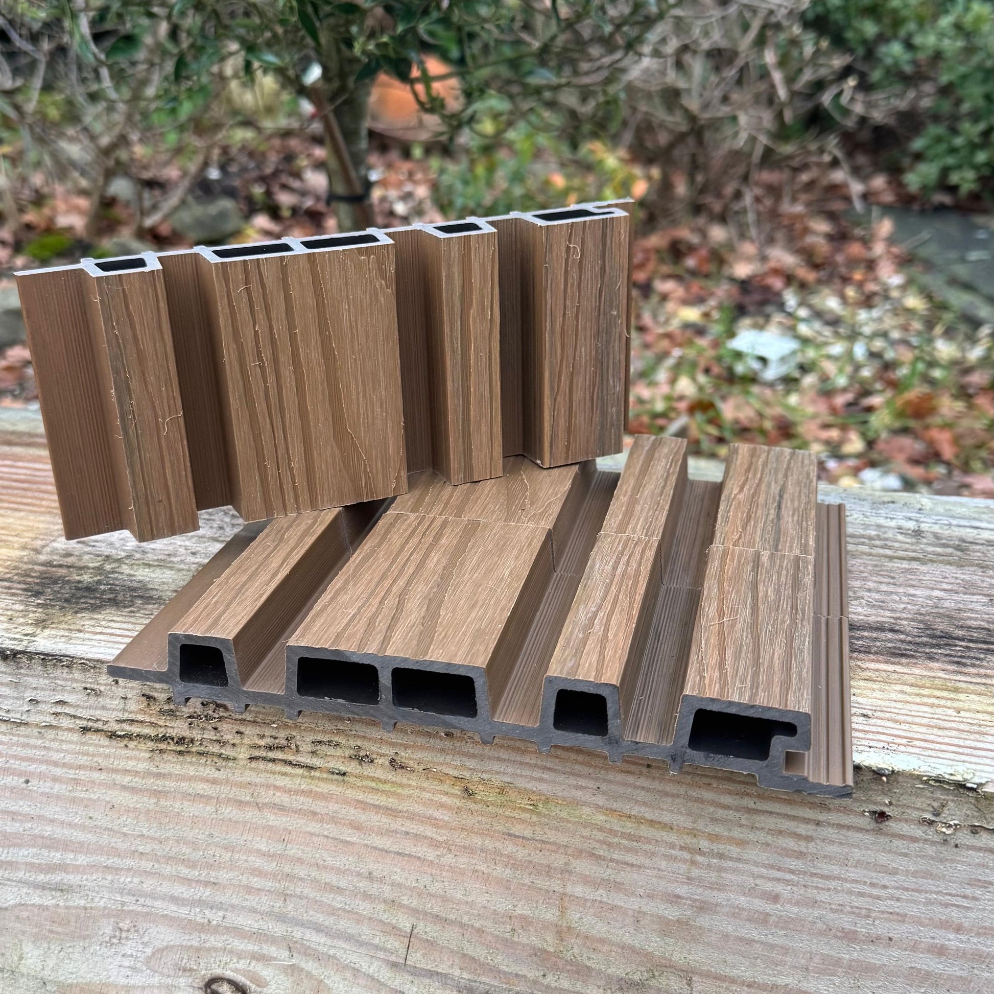 Teak onregelmatige panelen