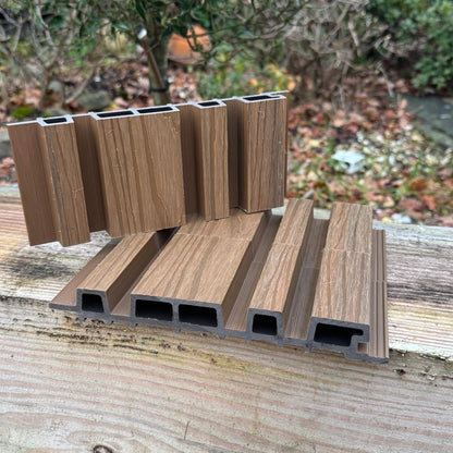 Teak onregelmatige panelen