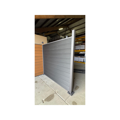 Composiet Schutting per set- Dubbelzijdig Black