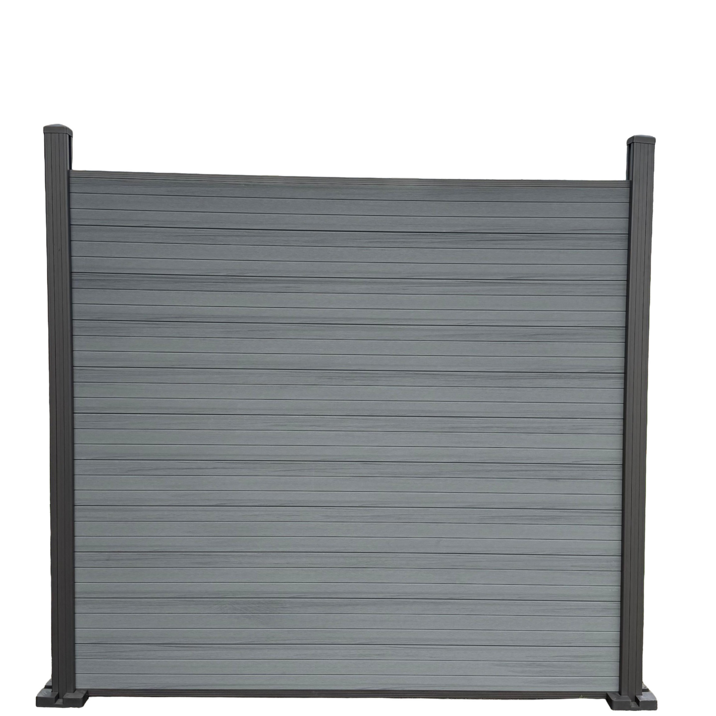 Composiet Schutting per set- Dubbelzijdig Grey