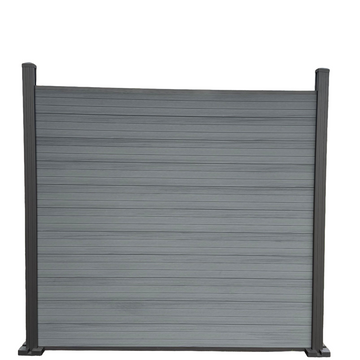 Composiet Schutting per set- Dubbelzijdig Grey