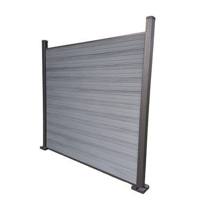 Composiet Schutting I Dubbelzijdige panelen per stuk I Grey