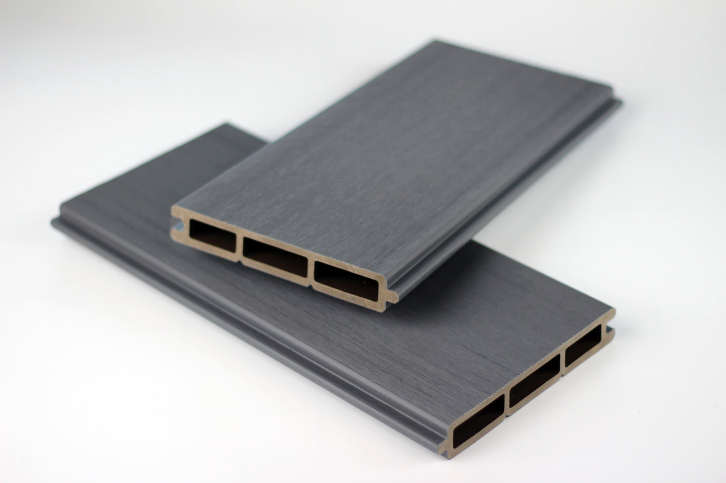 Composiet Schutting dubbelzijdig Dark Grey