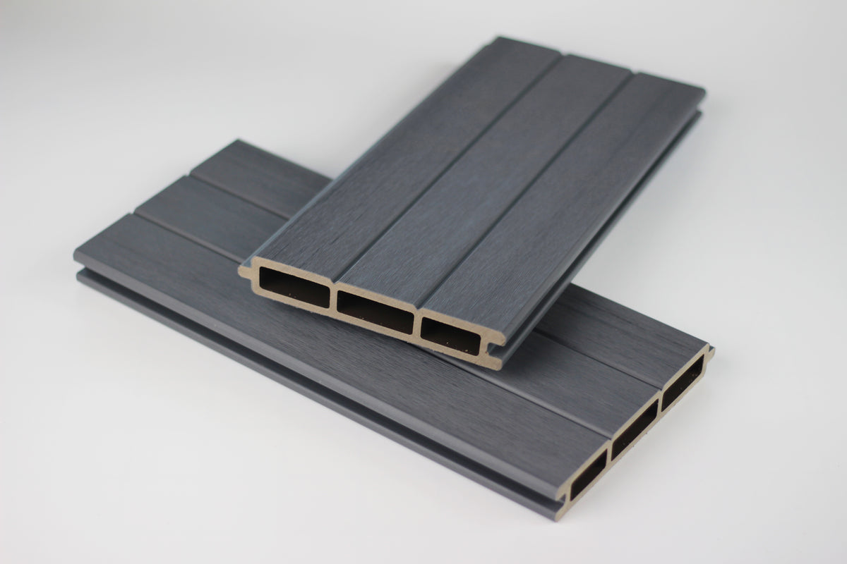 Composiet Schutting I Dubbelzijdige panelen per stuk I Grey
