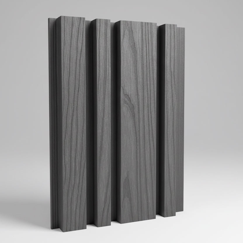 Composiet oneven gevelbekleding- Silver Grey
