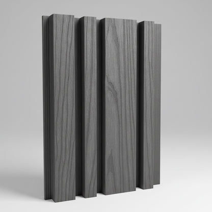Composiet oneven gevelbekleding- Silver Grey